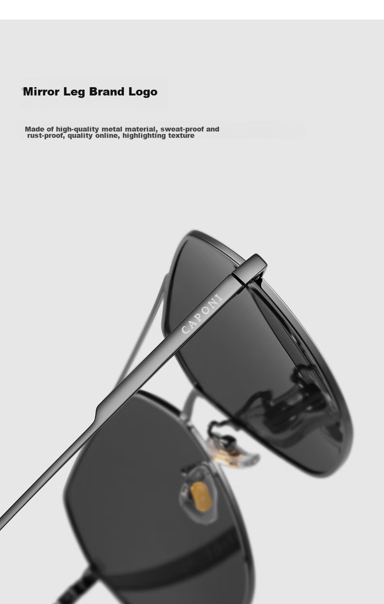 CAPONI Polarized Photochromic Sunglasses for Men, Day And Night Use, Driving-Specific Night Vision Glasses, UV Protectio 5