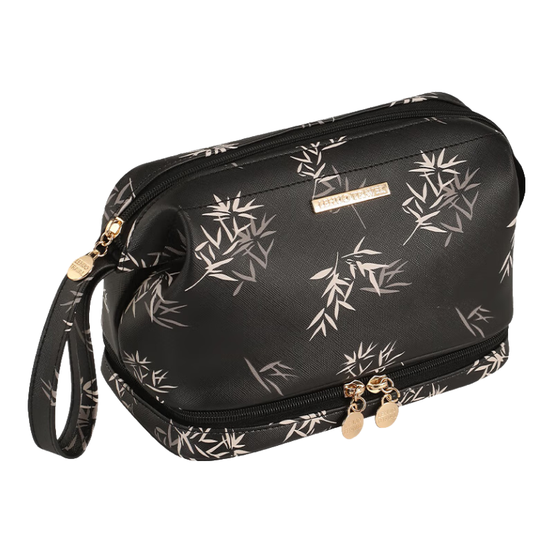 Lehuolvxing Portable Cosmetic Bag for Women, 2026 New Stylish Design, Large Capacity Toiletry Organizer, Luxurious High-End Storage Pouch
