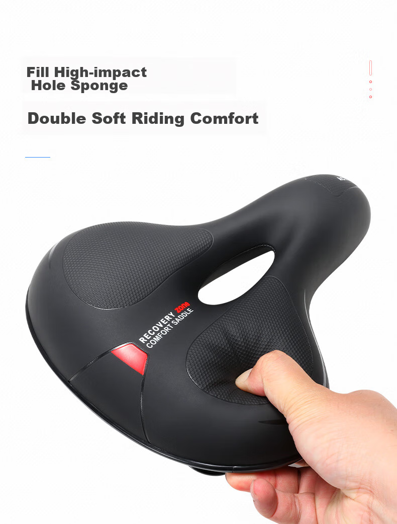 FG FLYING PIGEON Bicycle Seat, Mountain Bike Riding Equipment Accessory, Thickened And Enlarged Saddle, Comfortable Shock-Absorbing, Universal for Bicycles 5