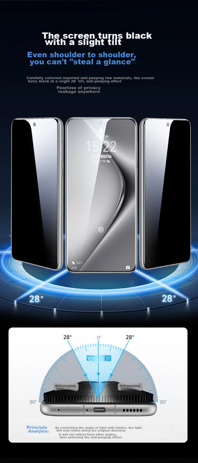 DIVI [One-Step Application] Privacy Screen Protector for Huawei Pura70, Full Adhesive P70 Full Coverage Microcrystalline Hydrogel High-Definition Anti-Fingerprint Non-Tempered Dust-Free Quick Installation Shockproof Soft Film 11