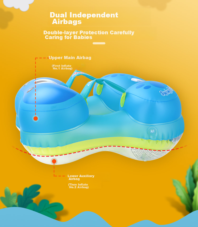 Kingpou Baby Swim Ring, Infant Armpit Ring, Children's Swimming Ring, Home-Use Kids Armpit Float Ring BO1022S 3