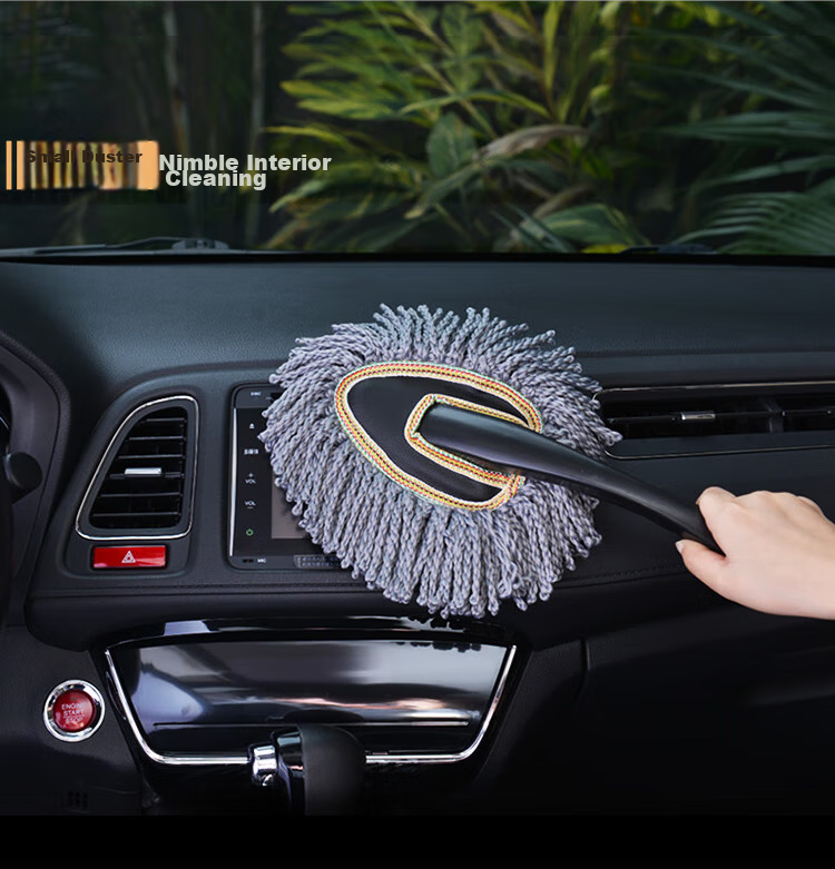 CarSetCity Car Duster Mop for Washing And Cleaning Cars, Extendable Car Duster Brush Dust Removal Tool Set 4