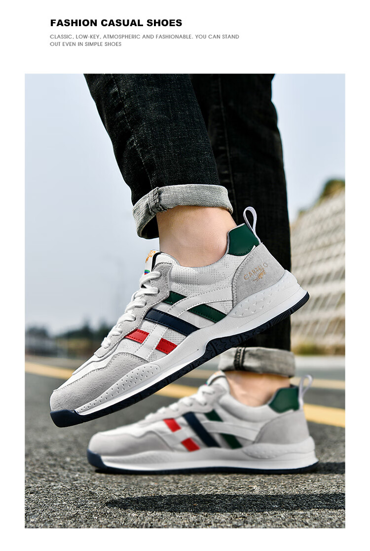 CARTELO Men's Shoes, Breathable Casual Sports Sneakers, Autumn And Winter Outdoor Jogging Hiking Travel Retro Versatile Classic New Style 11