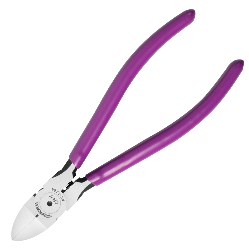 TOPFORZA Diagonal Cutting Pliers, Industrial-Grade Electrician's Wire Cutters, Multi-Functional Side-Cutting Pliers, Diagonal Pliers, Wire Cutters PC-7206