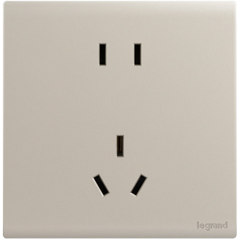 LEGRAND Switch Socket Panel, Jianyue Series Pink Platinum Color, 86-Type Wall Socket, 10A Five-Hole Socket