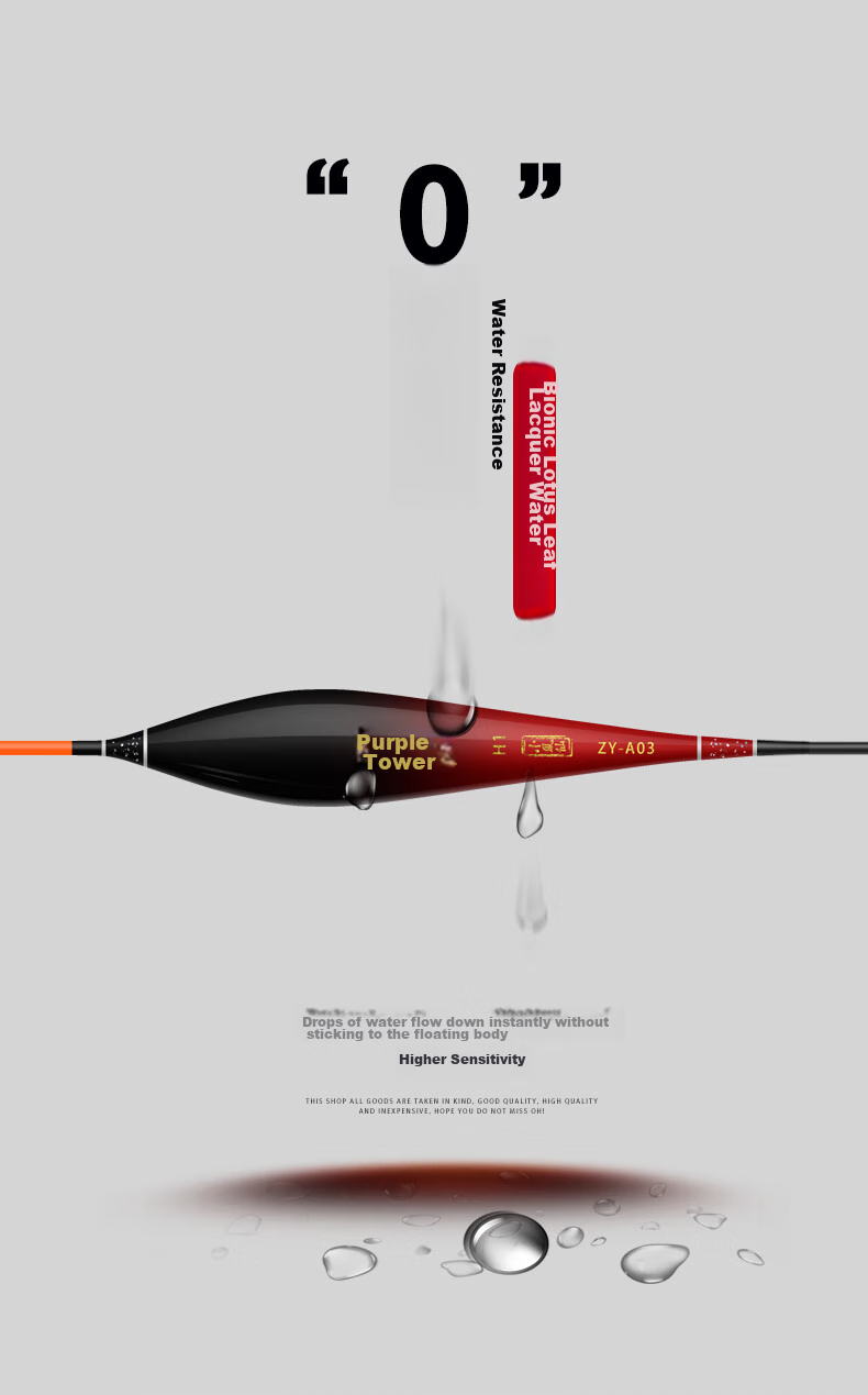 Xiaofengxian High-Sensitivity Fishing Float Set, Complete Nano Float Set, Wild Fishing Carp Float, Crucian Carp Float with Thickened Tail, Eye-Catching, for Near-Sighted Fisherme 5