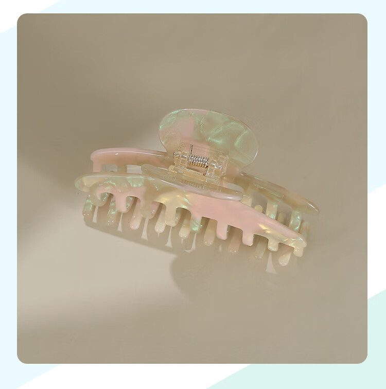 CHIMERA Vintage French Acetate Hair Claw Clip for Women, High-End Hairpin, Back of Head Shark Clip, Mid-Autumn Festival Gift 7