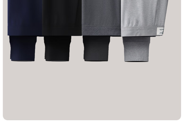SEPTWOLVES [Pure Cotton Antibacterial] Men's Long Johns, Pure Cotton Antibacterial Thermal Underwear, Winter Basic Base Layer Pants, Single Pack 16