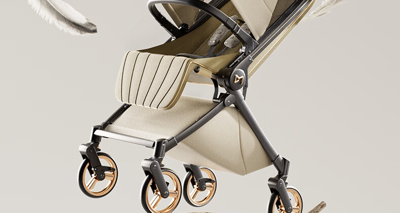 Dear Mom, Stroller with Reversible Seats for Sitting And Lying Down, Lightweight, High Landscape Design, Large Cabin, Airplane-Friendly Umbrella Stroller 20