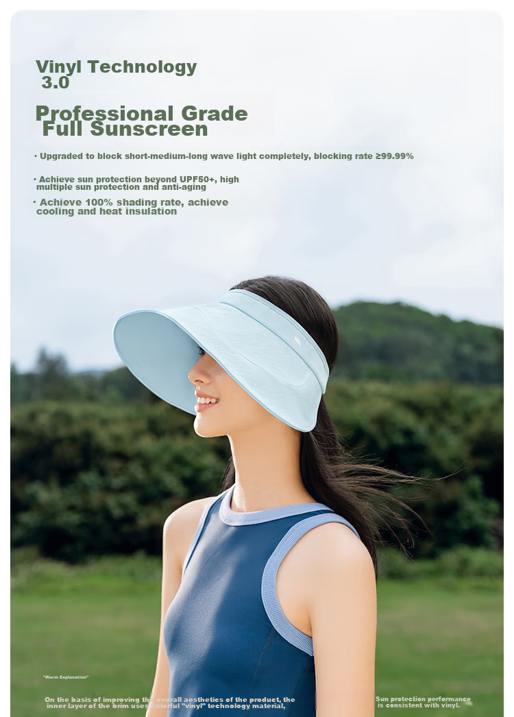 Beneunder Sun Hat for Women, UV Protection Cap, Black Gel Visor Hat, Portable Summer Roll-Up Storage Hat, Gray 17