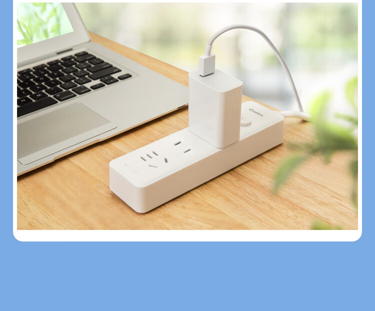 COMIX Power Strip/Extension Cord/Surge Protector with Independent Switches for Home Use, Children's Protection, 3 Outlets with Separate Control, 3 Meters Long, White, LCE-1528F 11