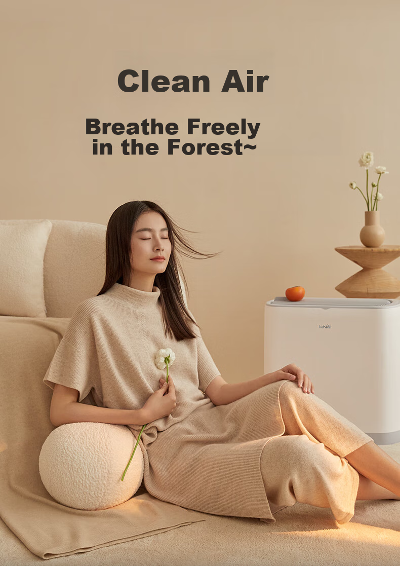 KEHEAL Mist-Free Humidifier And Purifier All-In Machine for Bedroom, Home Living Room, Office, Floor-Standing Large Capacity 1000mL/h Air Conditioner Humidifier for Mother And Baby W2-L 10