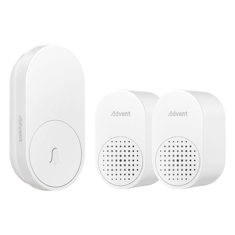 Advent Wireless Doorbell, Self-Powered, Battery-Free, Home Call Button FL-313 Two-Way Combinatio