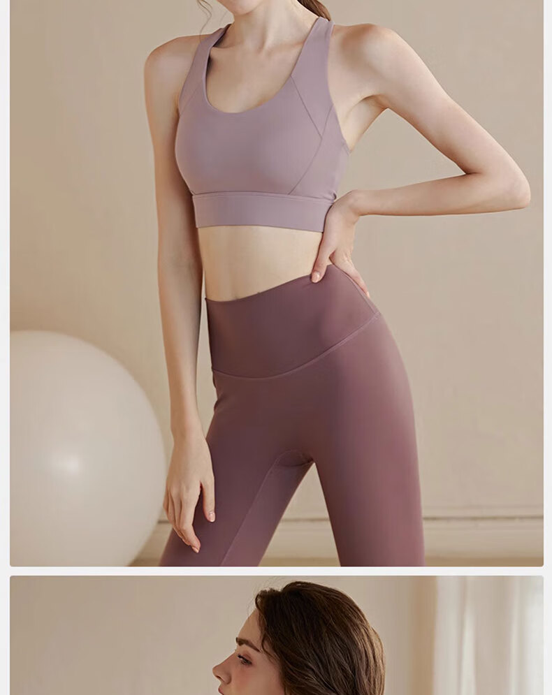 Ziyouxi High-Impact Sports Bra for Women, Shock-Absorbing Running Fitness Vest, Large Bust Support, Anti-Sagging Jump Rope Bra 8