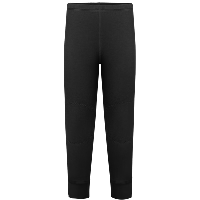 AIMER KIDS Double Warmth Moisture-Absorbing Thermal Underwear with Double-Layer Knee Pads Gray Long Pants for Boys and Girls Size 170