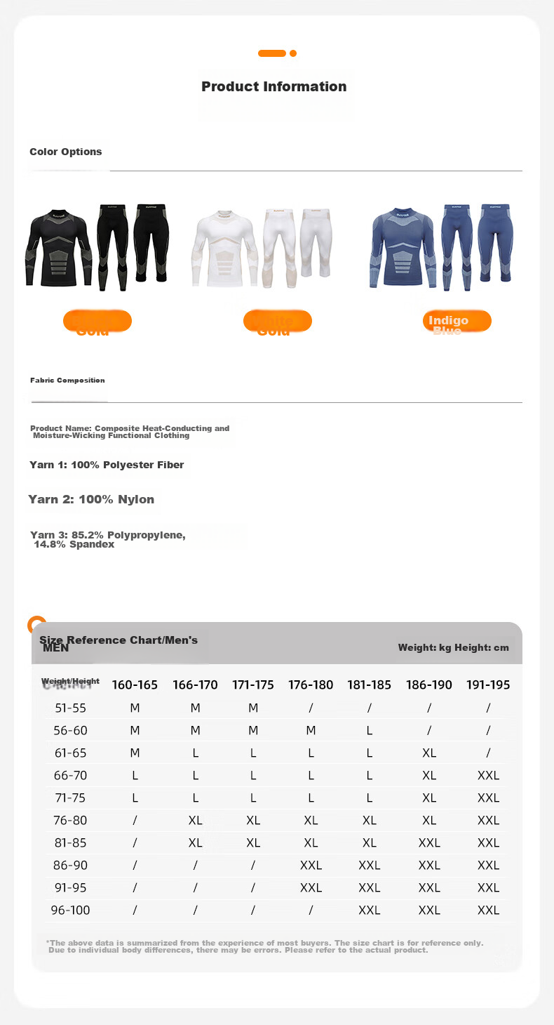SURPINE Fearless Series Men's Quick-Dry Ski Base Layer, Moisture-Wicking, Breathable, Warm Compression Shirt Functional Underwear 11