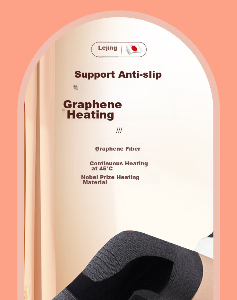 Lejing Japanese Graphene Knee Brace for Warmth And Heating, Suitable for Cold Legs, Arthritis, Synovitis, Elderly Men And Wome 1
