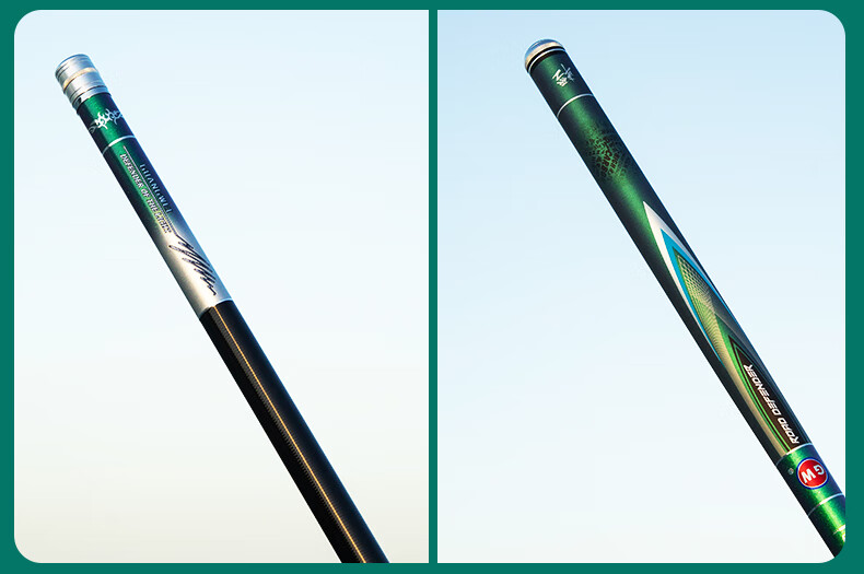 GW Fishing Rod, Handheld, 8.1 Meters, Hanluze Lightweight Small All-Purpose Rod, 28 Sections, Crucian Carp Rod, Ultra-Light, Ultra-Hard, Platform Fishing Rod, Fishing Pole 8