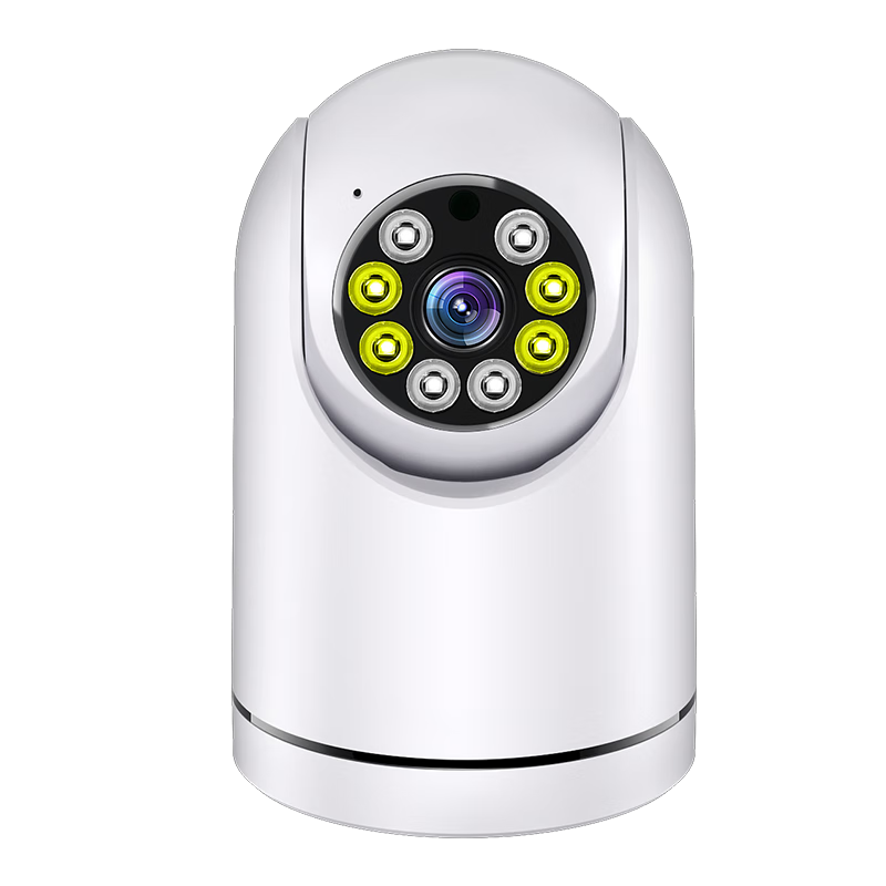 Newmine Wireless Home Camera AI Remote Monitoring Via Smartphone, 360-Degree Coverage with Night Vision, Panoramic View, Voice Control, 5 Million Pixel High-Definition Auto-Rotation Indoor PTZ Camera with Two-Way Audio