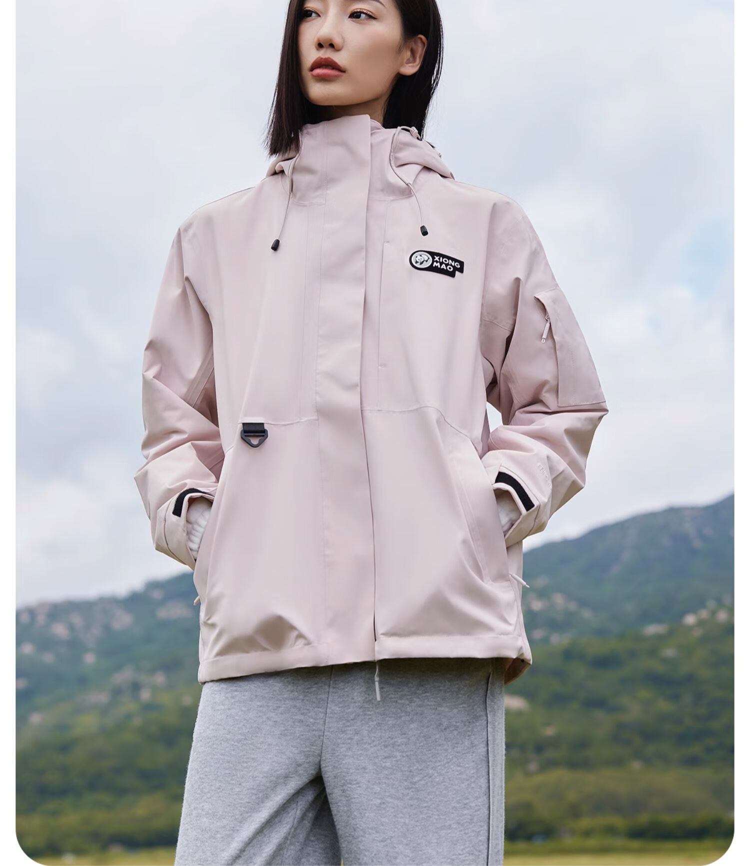 CAMEL Outdoor Waterproof, Windproof, And Breathable Jacket for Men And Women, Three-In Fleece-Lined Warm Mountaineering Coat 24