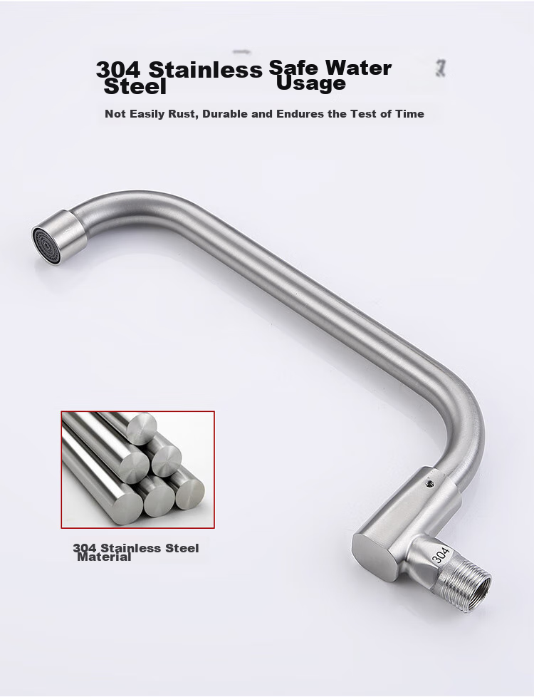 CVBAB In-wall Single Cold Rotatable Kitchen and Balcony Faucet for Vegetable Washing Sink CV2175 6