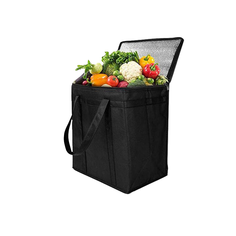 Xingyuelan Large Foldable Aluminum Foil Insulated Bag, 30L Thermal Container, Picnic Ice Pack, Lunch Box Insulation Box with 5 Extra Ice Packs
