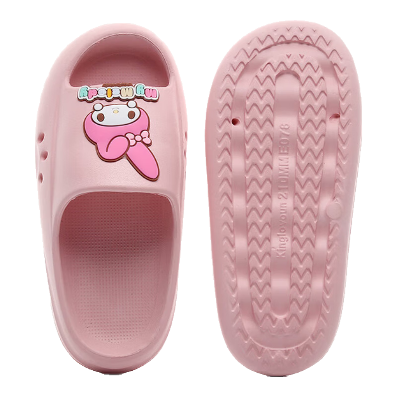 GUOLUOFEI Children's Slippers Summer Baby Bath Sandals for Boys And Girls, Pink My Melody, 160mm Inner Length 16cm