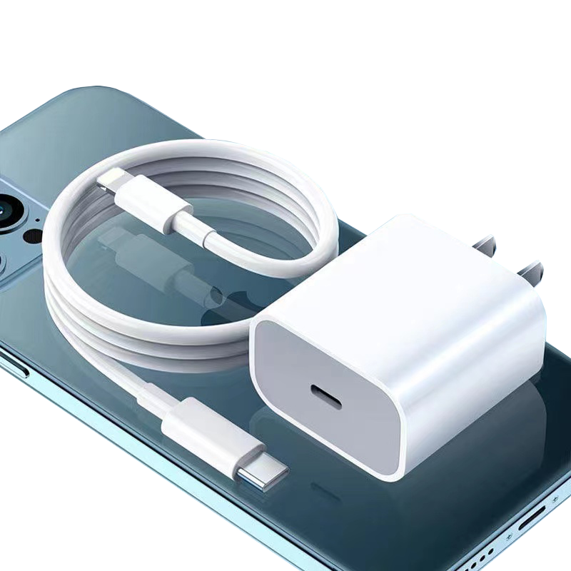 JOWOYE 20W Charger, Apple Fast Charging Adapter, Phone Data Cable Set, 10W Suitable for IPhone 11/13/12/14 Pro Max, Charging Head, IPad Air/Mini Tablet, 1 Meter