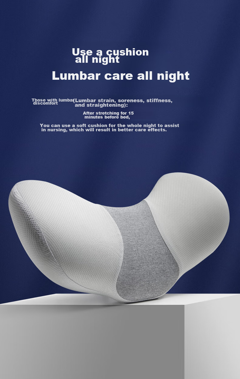JAGO Heating Back Pillow, Lumbar Disc Support Pad, Lumbar Muscle Strain Relief, Waist Support Cushion, Back Support Pad 10