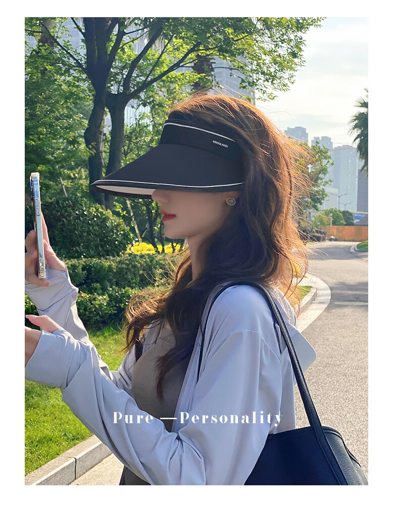 XUEXIMAN Strong UV Protection Sun Hat for Women, Summer Wide Brim Face-Covering Visor Hat 15