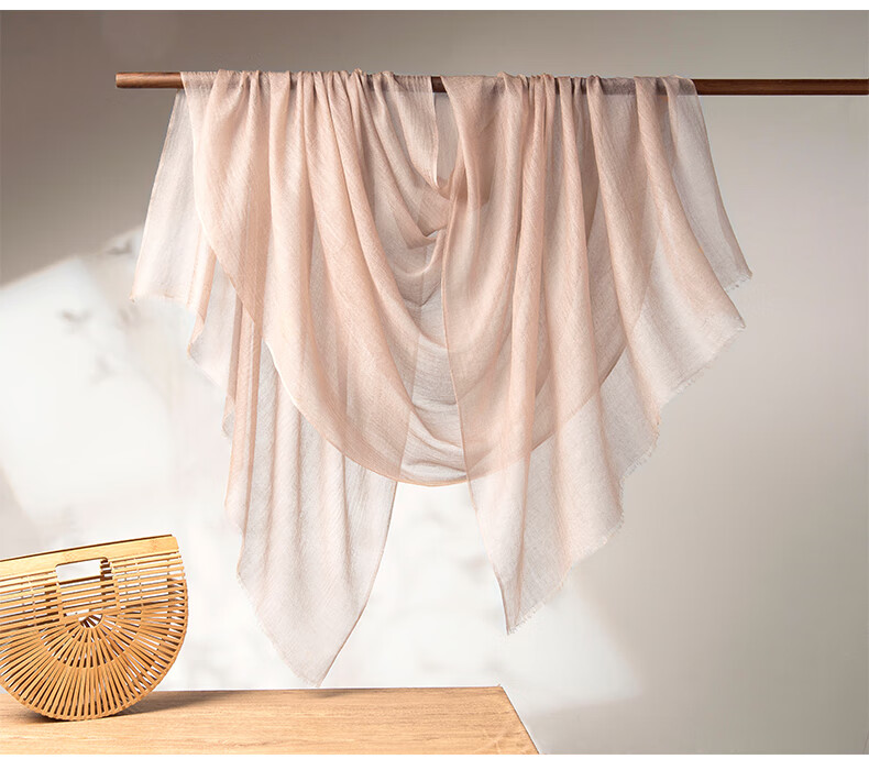Zhijinlou Thin 100% Cashmere Scarf, Skin-Friendly Comfortable Fashionable Gift Shawl, Solid Color Simple Versatile Neck Wrap Birthday Present 8