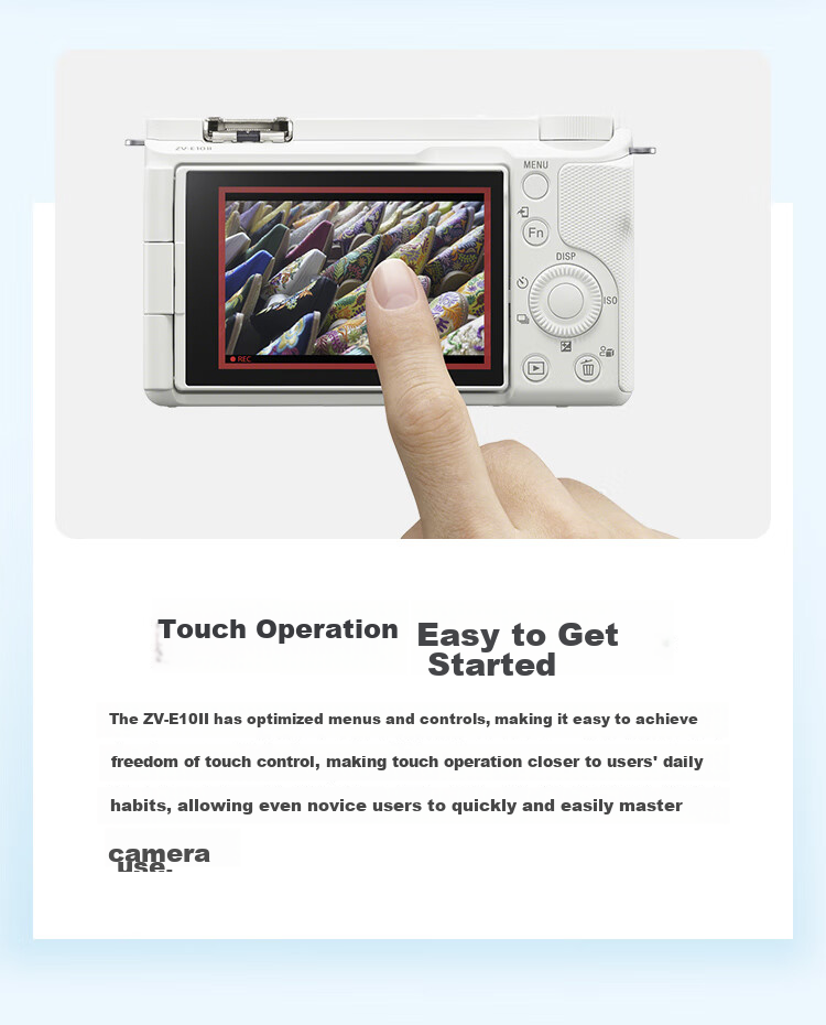 SONY ZV-E10 II APS-C Mirrorless Camera, Filter Direct Output, White Standard Kit (ZV-E10M2K ZVE10 Second Generation) 16