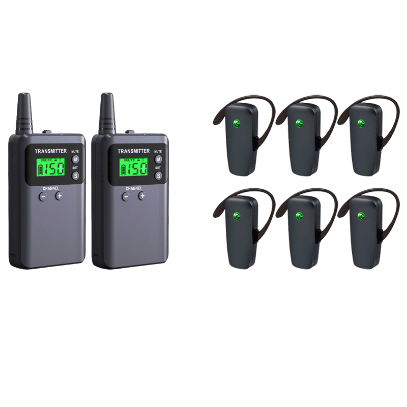 Bcity 6-511R Wireless Tour Guide System, One-To Tour Guide Meeting Interpretation System, Non-Infrared Receiver for Sightseeing Tours, Dual Speaker + 20 People Listening + 30 Seats Charging + Storage Box