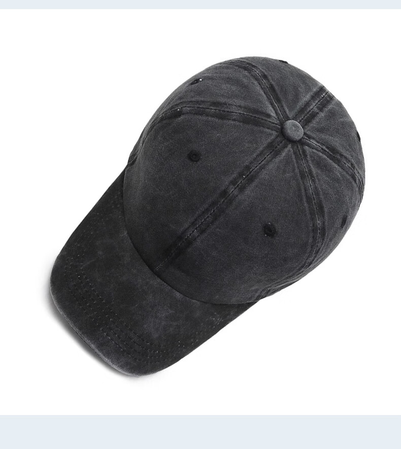 FitonTon Men's Baseball Cap Spring Summer Sun Protection Duckbill Hat Korean Fashion Large Head Circumference Wide Brim Outdoor Cap 15