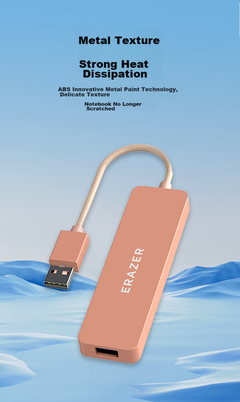 Lenovo Invests in Brand Yinengzhe USB Hub Expansion Dock, Hub Adapter, Laptop Converter, Extension Cable, Type-C Power Supply 5