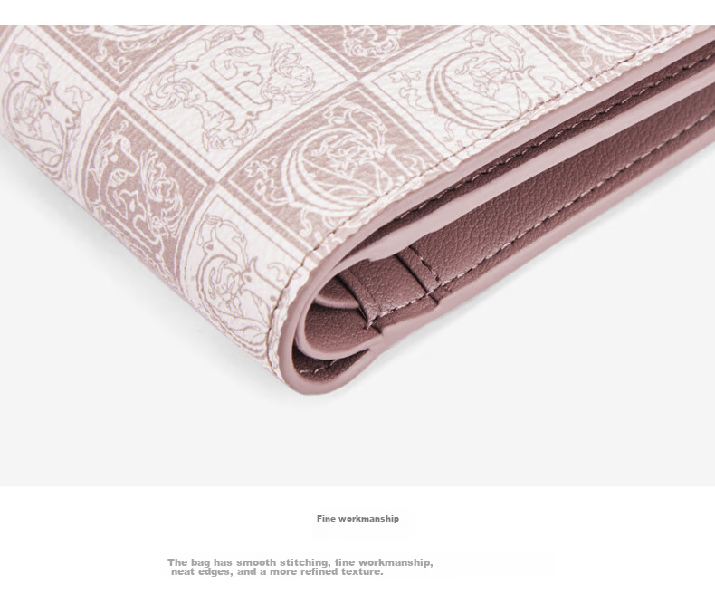 GOLF Wallet for Women, Fashionable Printed Design, Multi-Functional Card Holder And Coin Purse, Short Style Billfold 25