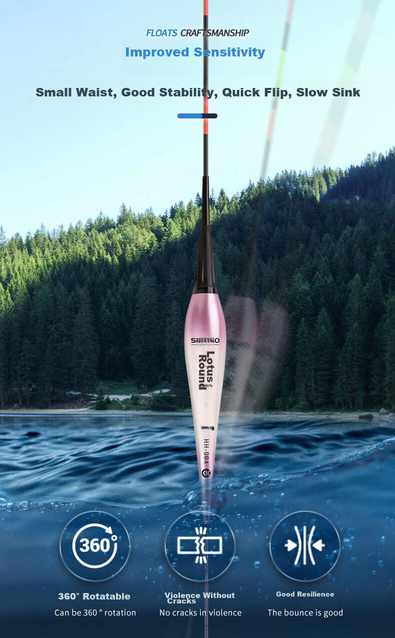 SIMAGO Luminous Fishing Float with Bite Indicator, Color-Changing, Gravity-Sensing, Ultra-Bright Electronic Float, Highly Sensitive, Invisible When Submerged HH-01 11
