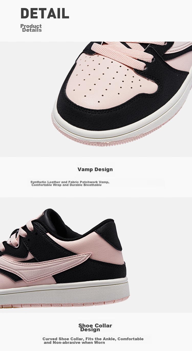 QIAODAN Women's Sneakers, Summer Air Force White Shoes, Casual Skateboard Shoes, Sports Shoes for Couples 75