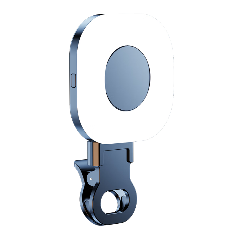 Shuotu Portable Live Streaming Fill Light for Mobile Phones, Outdoor Vlog Photography Handheld LED Pocket Light for Beauty And Selfie Enhancement, Ring-Shaped Mini Light