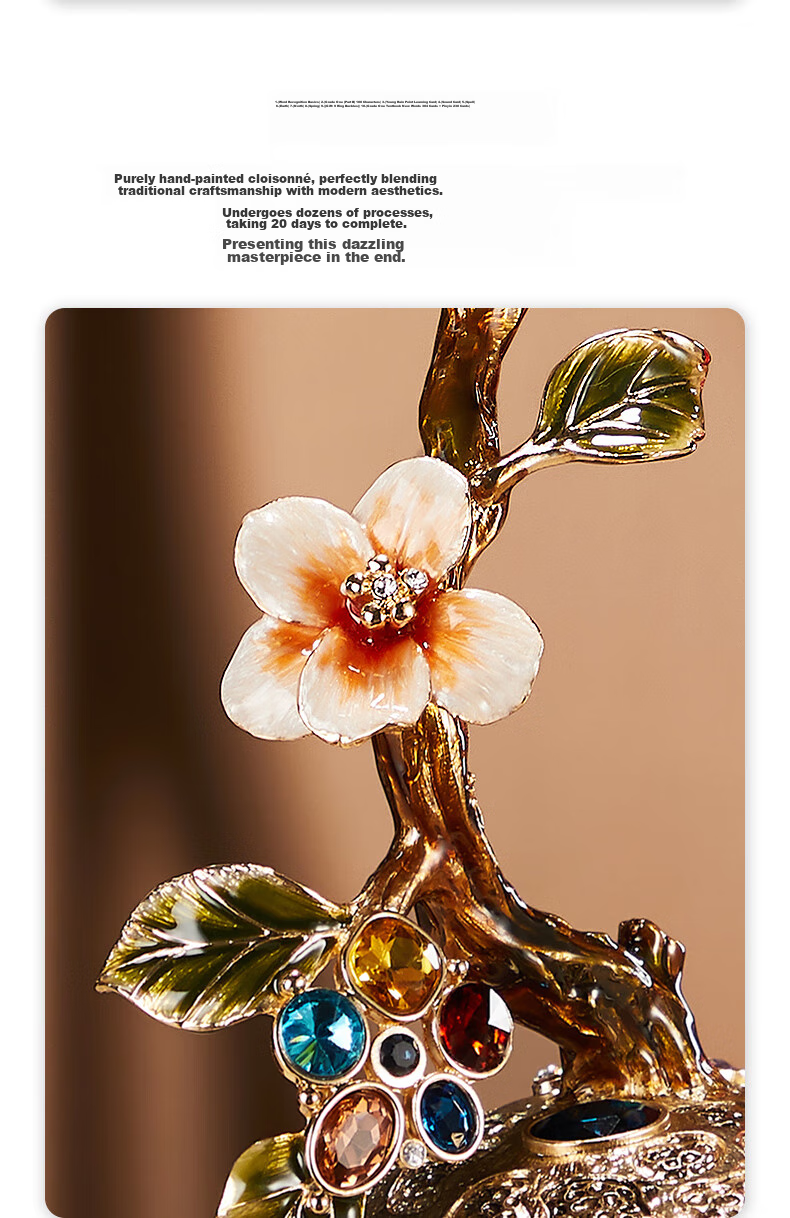 Nuoshiman 520 Gift for Girlfriend, Peace And Joy Ornament for Living Room Entrance And Wine Cabinet Decoration, Handcrafted Art Piece for Business Opening Or Housewarming Gift 6
