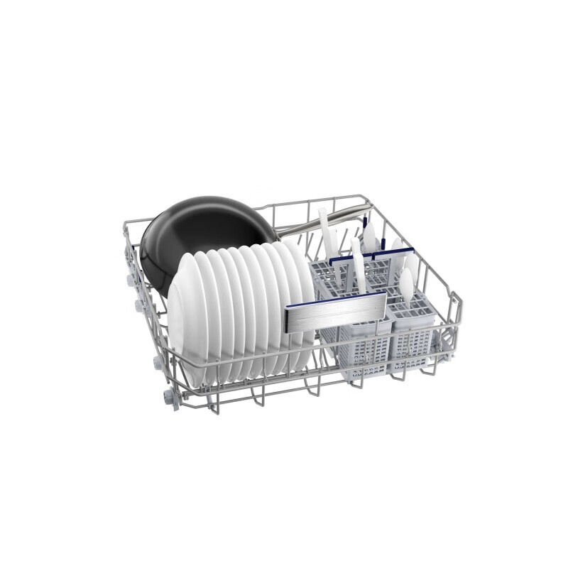 西门子（SIEMENS）全嵌入式晶蕾烘干存储热交换洗碗机SJ658X86JC自清洁水软化系统超除菌