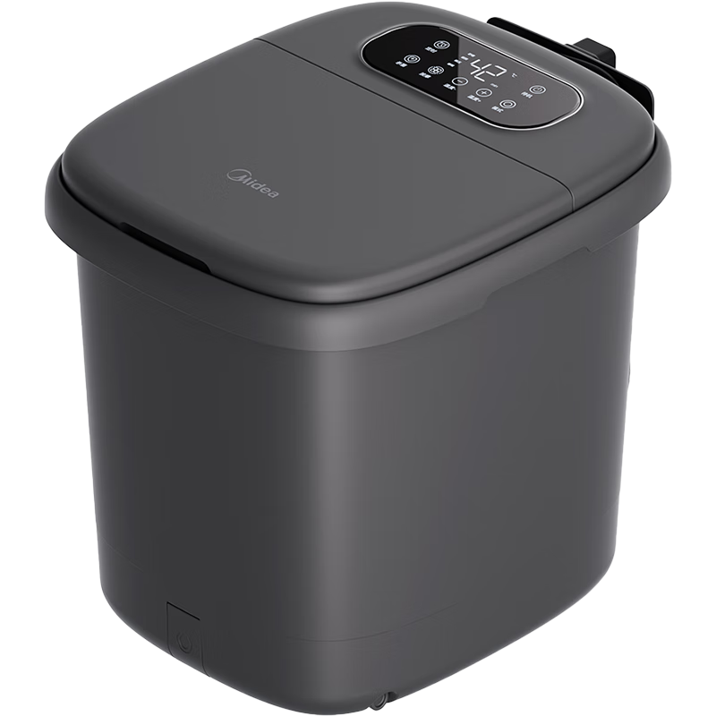 Midea [Mid-Autumn Festival Gift] Foot Soaking Bucket, Sterilizing, Warming Foot Bath Tub, Fully Automatic Massage, Warm Foot Washing Basin, Steaming, Hot Soaking, Shower, Birthday Gift for Boyfriend, Girlfriend, Elders ZL310