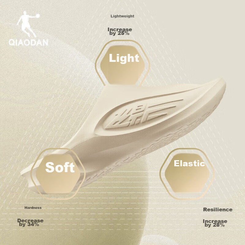 QIAODAN Feiying PB Slippers 3.0 Men's Shoes, 2026 Summer Outdoor Sandals, Comfortable Soft-Soled Sports Slippers, Beach Sandals