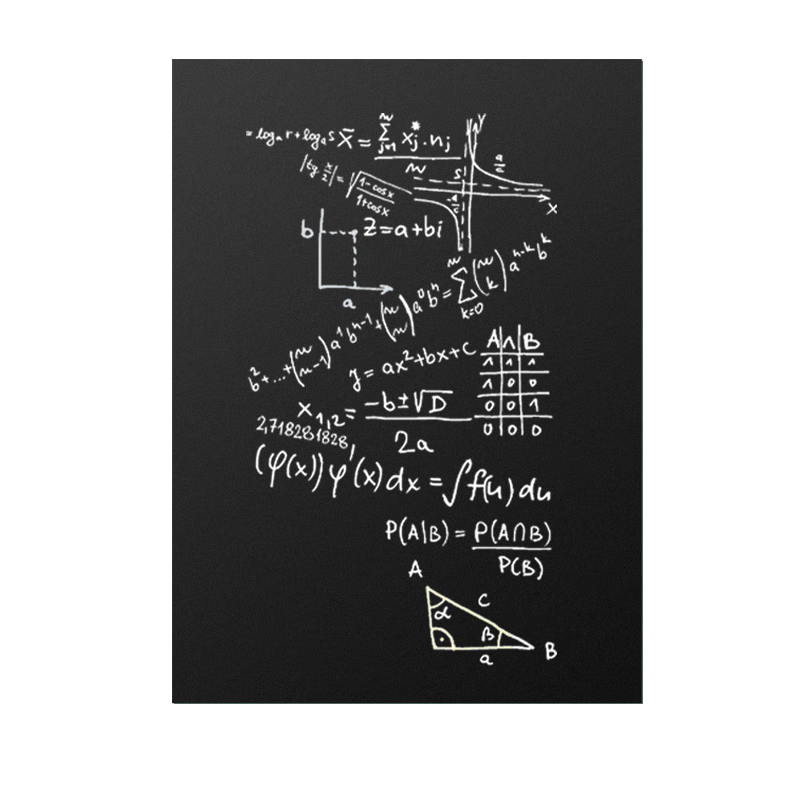 AUCS 60*80cm Magnetic Blackboard Wall Sticker, Removable without Damaging Walls, Suitable for Schools And Home Use, Teaching, Public Classes, Chalkboard Wall Sticker, Elementary School Magnetic Board, Soft Magnetic Sticker, Refrigerator Magnet