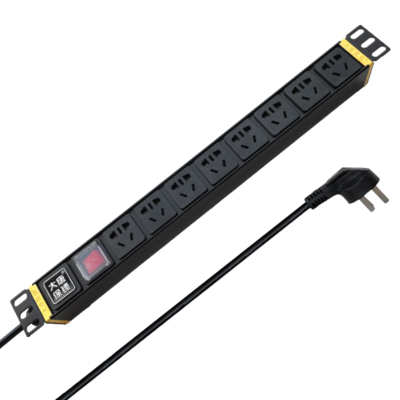 Datangbao Biao pdu Cabinet Socket, Switch Lightning Protection, 8-Outlet 16A Power Strip HP7620