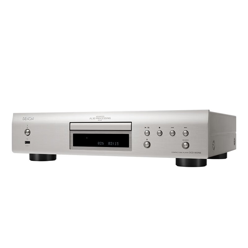 DENON DCD-900NE Home Theater HiFi Player, Hi-Res Lossless Music CD Player, DSD Decoding, Supports CD/USB Playback, Silver