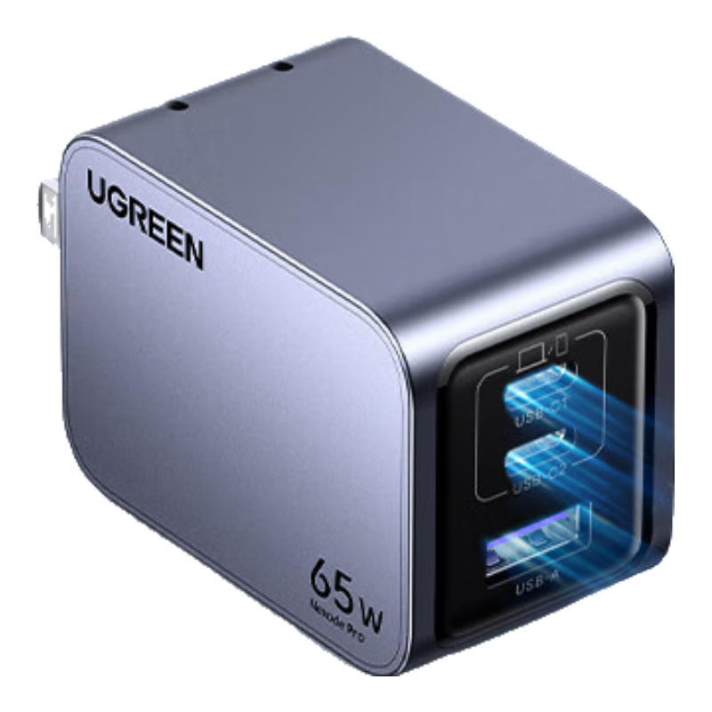 UGREEN [18 Exclusive] 65W Apple Charger Compatible with IPhone 18 Pro Max/Duo, 60W/45W GaN Charging Head for Xiaomi, Huawei Phones And Laptops