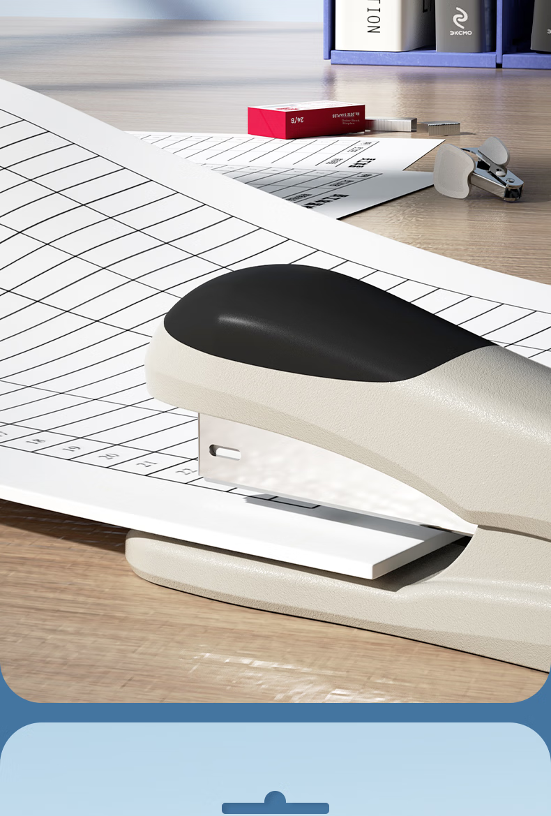 Deli 12# Durable Stapler Set (Staple Remover + Staples + Stapler), Office Supplies, Random Color 0355 4