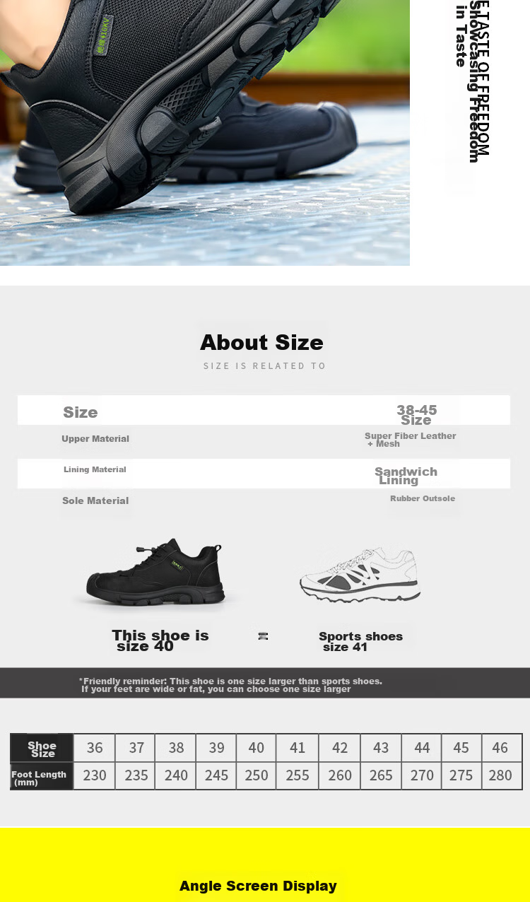 Jingtu Insulated Safety Shoes for Men, Summer Breathable Anti-Smashing Anti-Puncture Electrical Work Shoes 0216KV-J 41 18