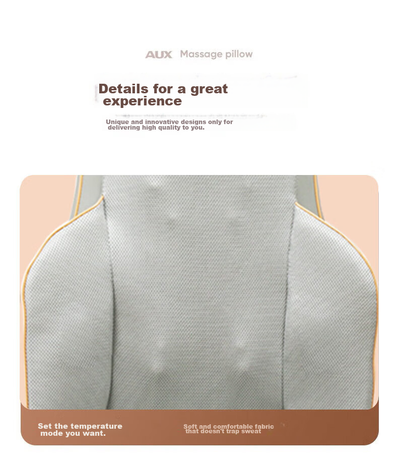 AUX Massage Pad AUX-WJHF5 (Gift Box), Neck, Waist, Back, Full-Body Multi-Functional Massage Device, Mid-Autumn Festival Gift 13